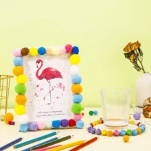 100/200/300/500/1000 Pcs Mixed Mini Small Pom Poms Bulk Kit, Family Activities & Home Decor Projects - Multicolor - View 3