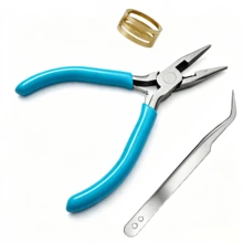 1/3pcs Jewelry Pliers Set, Smooth Pointed Nose Pliers, No-Tooth No-Blade Pliers, Handmade DIY Wire Wrapping Beading Jewelry Making Tools With Ring Opener And Tweezers - Pliers - View 9