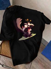 Men T-Shirts - 黑色 - 查看 5