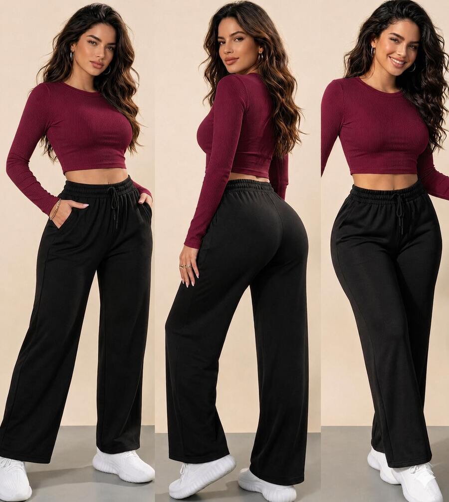 Women Pants - pantalón negro - Ver 1