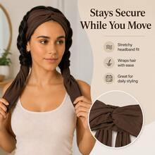 Heatless Curling Band, Women's Heatless Curler, Soft Elastic Sleep Curling Tool, Skin-Friendly Elastic Hair Accessory, Overnight Styling Hair Band, Travel Beauty Essential, Gift For Women - Multicolor - View 4