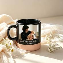 Personalised Photo Mug, Custom Ceramic Coffee Cup With Name, Birthday Gift, Bridesmaid Proposal Gift, Mother Of Bride Groom Thank You, Mothers Day Fathers Day Present For Mum Dad, Unique Wedding Keepsake - Photo Mug 1 - View 6