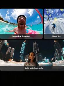 Insta360 X3 | 360° Action Camera, New 1/2-Inch 48MP Sensor, IPX8 Waterproof, 5.7K Panoramic Video, 72MP Panoramic Photos, Image Stabilization, Active HDR, 4K First-Person View 60fps, 360° Selfie, 100% Brand New, Only Activated - View 4