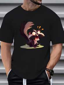 Men T-Shirts - 黑色 - 查看 3