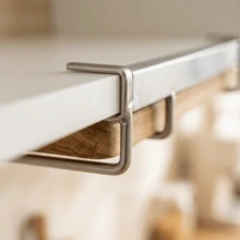 1/3/6/10pcs High Quality Under Cabinet Cutting Board Rack And Space-Saving Kitchen Storage Rack, Fashionable And Practical Iron Rack, Keep Countertop Neat And Organized, Easy Access, Essential Kitchen Utensils And Home Necessities - View 3