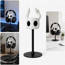 1pc Headphone Stand - Large Earcup Gaming Headset Holder - Unique Display Bracket - Metal Stand - Multifunctional Headphone Rack - Multicolor - View 5