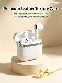 TWS True Wireless Bluetooth Earbuds, HiFi Stereo Headphones, Noise Cancelling Sports Earbuds With Microphone, Suitable For Smartphones - White - View 1