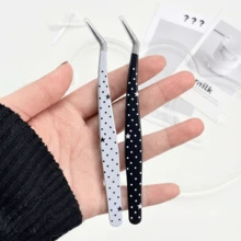 Beginner High-Precision Stainless Steel Eyelash Curler Tweezers, Perfect For Highly Attractive Scrapbooking And Craft Projects - Black - View 5