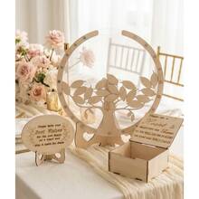 Autumn Wedding Guest Book, Maple Tree Theme Guest Book Alternative, Commemorative Guest Book, Autumn Wedding Theme - Type a - View 3