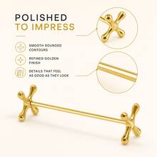 1pc/2pcs Stainless Steel + Zinc Alloy Chopstick Holder/Chopstick Rest | Suitable For Dining Table, Reusable Chopstick Placement Device, Suitable For Spoons, Forks And Other Tableware, Suitable For Kitchen, Home, Restaurant, Cafe, Office And Other Places. - Multicolor - View 4