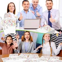 1/10/20pcs 4x6 Inch Employee Recognition Cards, Creative Motivational Kudos Cards For Office Team Building Staff Appreciation - Sets - View 2