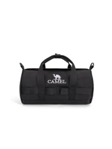 CAMEL CROWN 60L 可折疊健身行李袋，大容量男士旅行包，4合1背包，適用於運動、健身與旅行 - 黑色 - 查看 1