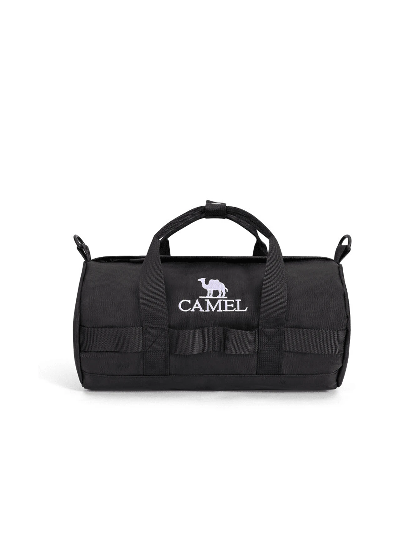 CAMEL CROWN 60L 可折疊健身行李袋,大容量男士旅行包,4合1背包,適用於運動、健身與旅行 - 黑色 - 查看 1