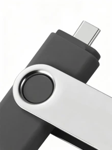 Biyetimi Type C USB 2.0 OTG 闪存盘 64GB 32GB 智能手机平板电脑 128GB 实际容量 U 盘 - 黑色 - 查看 8