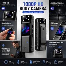 Mini Body Camera 1080P HD Video Recorder, Wearable Clip Camera With Night Vision, Wide Angle Lens, Voice Recording, Loop Recording, Portable Rechargeable Camera For Outdoor Sports Hiking Travel Cycling,  Holiday Gift For Men, Christmas Gift - View 5