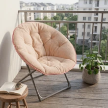 Foldable Moon Chair, Pink - 玫瑰 - 查看 7