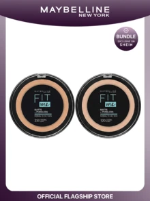 Maybelline [مجموعة مكياج] بودرة فيت مي® مات + بودرة فيت مي® مات + بودرة - 230 نات باف + كلاسيك إيفوري إن - مشاهدة 1