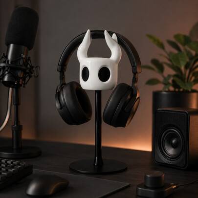 1pc Headphone Stand - Large Earcup Gaming Headset Holder - Unique Display Bracket - Metal Stand - Multifunctional Headphone Rack