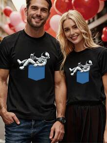 Men T-Shirts - Black - View 2