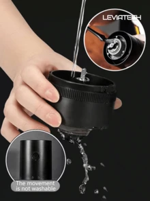 LEVIATECH 1pc Electric Coffee Grinder, USB Rechargeable, Compact Portable Coffee Grinder With Professional Ceramic Grinding Core And Adjustable Grind Settings, Suitable For Home, Office, Travel, School And More - HB-985 - View 12