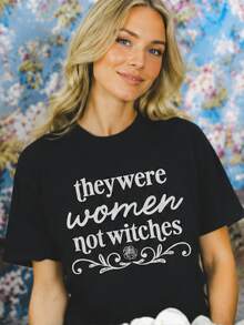 Women T-Shirts - 黑色 - 查看 1