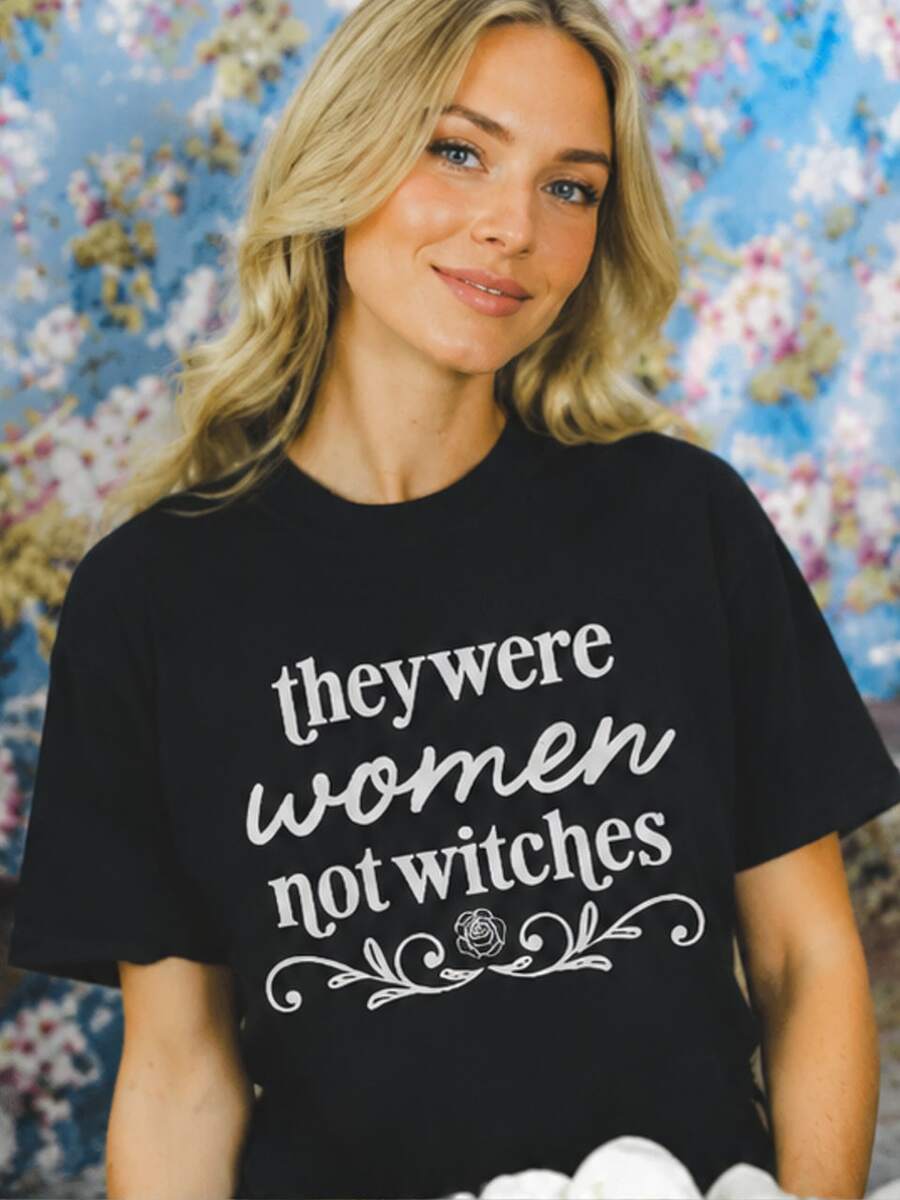 Women T-Shirts - 黑色 - 查看 1