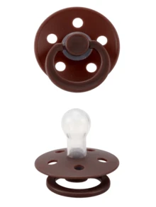 1 pieza Chupete multicolor tipo macaron, mordedor de silicona calmante para bebés recién nacidos, chupete súper suave similar al pecho para el destete - Multicolor - Ver 25