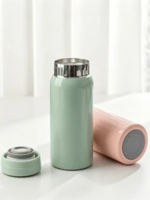 Bình nước mini cách nhiệt 300ml bằng thép không gỉ 304, bình đựng cà phê siêu nhỏ gọn di động, phù hợp cho nữ - Nhiều màu - Xem 2