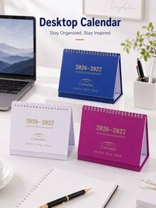 2027 English Version Multi-Country Holiday Creative Calendar, Stylish Portable Minimalist Calendar, Desk Decoration Schedule Book, Holiday Gift - Multicolor - View 8