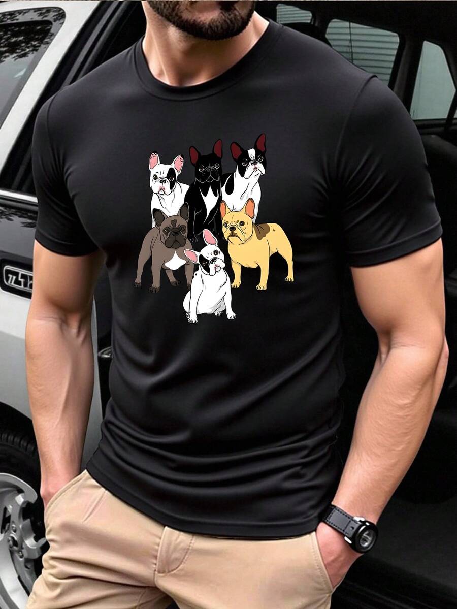 Camisetas de hombre - Negro - Ver 1