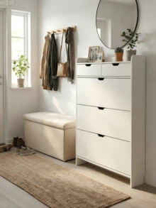 Multi‑Size Storage Stool, Dual‑Purpose For Storage And Seating, Fabric Material, Foldable For Storage, Large‑Capacity Storage, Sturdy For Sitting, Ideal For Tidying Household Sundries, Simple And Versatile. - Multiple Specifications - View 2