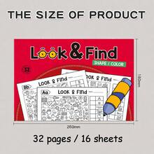 Interactive Treasure Hunt Game Book/Sudoku Game, Enhances Brain Ability, Memory And Color Recognition/Durable Travel Educational Cards, Suitable For Home And School/Perfect Gift For Thanksgiving, Easter, Christmas And New Year/Find The Difference - Multicolor - View 13