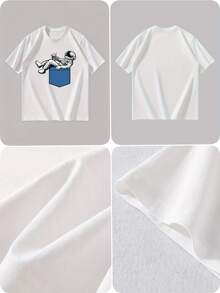 Men T-Shirts - 白色 - 查看 4