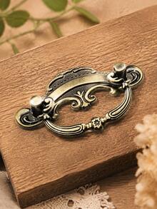 5pcs Vintage Bronze Drawer Pulls, Cabinet Door Handles, Suitable For Kitchen Furniture And Cabinets - A - View 6