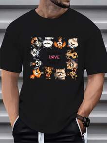 Camisetas de hombre - Negro - Ver 3