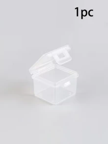 12/6/1pc Transparent Plastic Pill Box With Safety Lid, Stackable Multi-Compartment Pill Organizer For Vitamins, Supplements, Medications, Travel And Home Use, Durable Pill Storage Box, Suitable For Office, Handbag Portable Pill Box - View 10