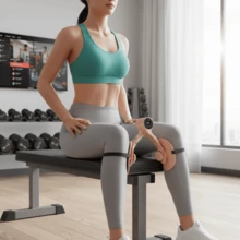 D&M Entrenador inteligente para el suelo pélvico, equipado con un contador digital ajustable de 360°, dispositivo diseñado específicamente para fortalecer las piernas y los glúteos, ideal para la recuperación posparto y ejercicios en casa. - Rosa - Ver 7