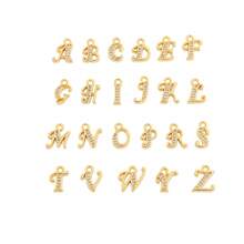 1pc New Classic Initial Pendant Gold Color Layered Chain Necklace For Women - Yellow Gold - View 4
