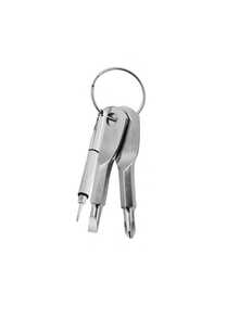 3pcs/Mini Eyeglass Repair Screwdriver, Keychain Screwdriver Set Mini Keychain Flat Head Screwdriver With Key Ring Outdoor Survival Emergency Portable Tool Multi-Function Repair Kit - Multicolor - View 6