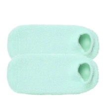 1 Pair Reusable Silicone Gel Foot Socks, Soft Flocked Foot Covers, Comfortable Foot Support Accessory, Suitable For Home Indoor Daily Casual Use - Multicolor - View 11