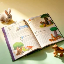 Kids Soft Cloth Books - Violet Purple - View 5