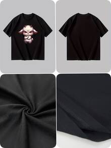 Men T-Shirts - 黑色 - 查看 4
