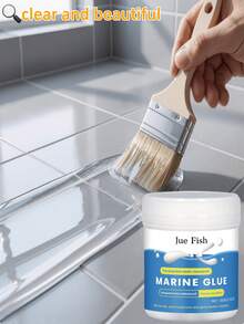 Household Daily Grout Filler Transparent Waterproof Coating Bathroom Tile Floor Repair Waterproof Leak Stopper Tile Gap Filler Can Repair Base Surface Damage Make Base Surface Look Like New Practical Convenient Fast Home Use Quality Gift For Family And Friends - A - View 3