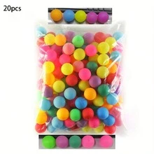 15pcs/Set, 10pcs/Set, 20pcs/Pack Random Color Table Tennis Balls 40mm Highly Elastic Outdoor Entertainment Sports - Multicolor - View 7