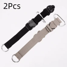 1Pc/2Pcs Multi-Function Nylon Hanging Bag With Water Bottle Holder, Jacket Pocket, Selfie Stick Slot And Folding Umbrella Slot – Non-Slip Stable Design, Lightweight Durable, Expanded Storage – Suitable For Outdoor Travel, Hiking, Commuting, Backpack Expansion, Personal Storage - Multicolor - View 13