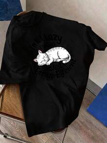 Men T-Shirts - 黑色 - 查看 5