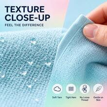 Face Towels 6/12/24pcs, Ultra Soft Skin-Friendly Facial Cloth, Suitable For Sensitive Skin, 10x10/12x28 Inch Small/Large Size, Reusable Washable Makeup Remover Cloth, Easy To Rinse Multi-Color Facial Cleansing Cloth - 4-color Mixed Packaging - View 3