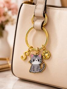 Personalized Cat Paw Keychain, Gift For Cat Lovers, Suitable For Boys And Girls - Multicolor 2 - View 4