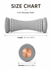 Foot Massage Roller, 3D Textured Deep Tissue Massager For Plantar Fasciitis Relief, Multi-Purpose Muscle Recovery Roller For Calves And Arms, Suitable For Yoga Exercise And Home Use - Multicolor - View 8