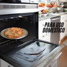Charola para pizza de 40 cm Aluminio - Gris - Ver 6